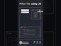 Want to clean up arrays in a flash? 🚀 Learn how to use JavaScript’s .filter() method