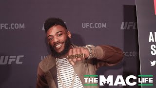Aljamain Sterling is feeling and looking 'Dope' at the UFC on ESPN 1 Media Day
