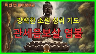 [30분 기도] 불교 강력한 염불 관세음보살 기도 소원 성취 명상 자녀를 위한 기도