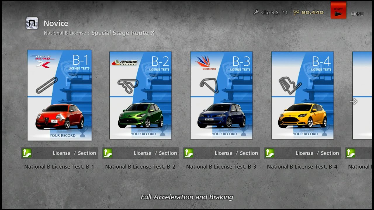 Gran Turismo 6 Part 6 - National B License Tests (All Golds) - YouTube