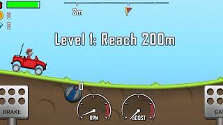 Hill Climb Racing - Gameplay Walkthrough part 1 - Jeep (iOs, Android)