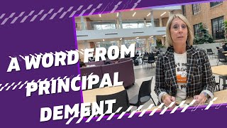 Principal DeMent shares the 2024-2025 Academic Planning Guide