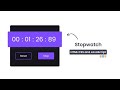 Stopwatch in HTML CSS & JavaScript | Doxa Dev