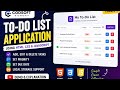 CodSoft Internship Task 1- To Do List Application