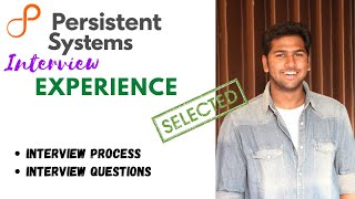 Persistent systems interview experience | Persistent system interview questions and answers