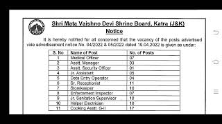 SMVDSB KATRA SYLLABUS