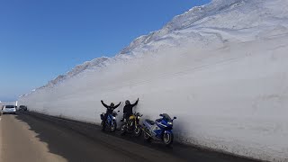 2022/4/3八甲田ゴールドライン（雪の回廊）をバイクで走ってみた　ZZ-R1100