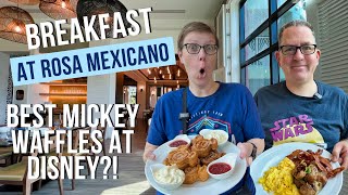 Best Gluten Free Mickey Waffles?! Breakfast at Rosa Mexicano | Gluten Free \u0026 Food Allergy Review