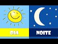 Dia e noite para crianças | Atividades que fazemos durante o dia e durante a noite