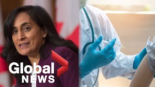 Coronavirus: Health officials provide update as first COVID-19 vaccines in Canada are administered