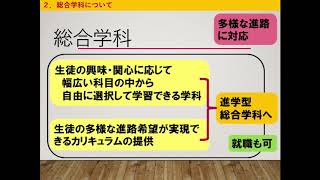 福岡市立福翔高等学校　学校概要動画（沿革～総合学科について）