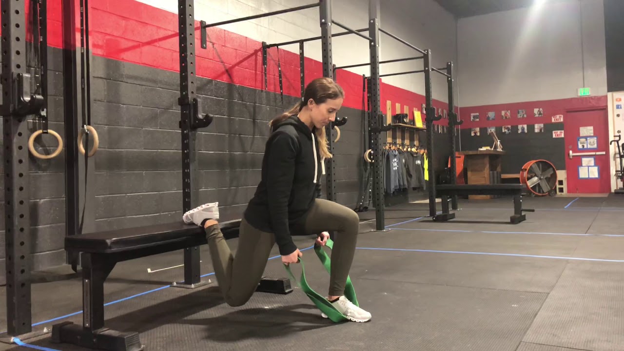 P360 Banded Bulgarian Split Squat Youtube