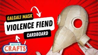 (Violence Fiend) Galgali Mask - DIY using cardboard | how to make violence fiend mask