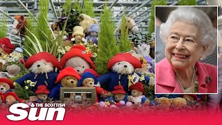 Paddington tributes left for Queen Elizabeth II donated to Barnardo’s children’s charity