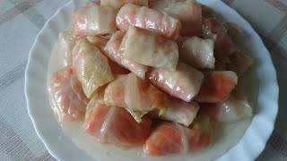 Marinated cabbage rolls