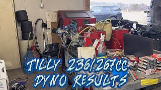 20+HP Tilly 236cc And 30+HP Tilly 267cc Dyno Results