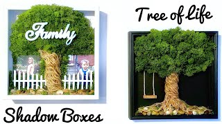 Dollar Store 🌳 Tree of Life Shadow Boxes