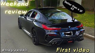 reviewing my bmw 840i grand coupe and why it’s better alternative then a gt43