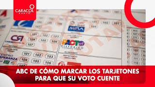 Evite de esta forma que su voto sea anulado en las elecciones 2022 en Colombia | Caracol Radio
