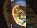 Mushroom And Spinach Egg White Omelet #asmr#shorts#omelette#foodie#goodeats#yummy#foodie