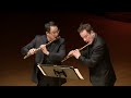 w f bach sonata duetto in e minor for two flutes fk 54 i allegro emmanuel pahud flute matthe 2