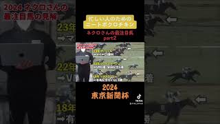 【2024東京新聞杯】忙しい人のためのニートボクロチキン#ニートボクロチキン #ネクロ #競馬予想