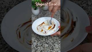 I tried viral Yogurt Bark #viral #healthy #shorts #ytshorts #yogurt #trendingrecipe #icecreamrecipe