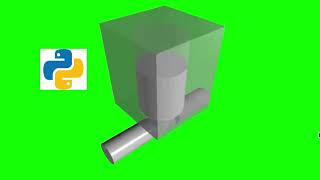 Vpython 3D engine animation #coding #chromebook #3d #animation #python