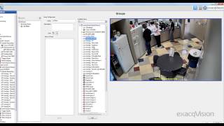 Groups Page, exacqVision