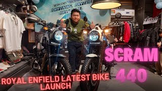 ROYAL ENFIELD SCRAM 440 LAUNCHED AT SANAMAHII MOTORS, IMPHAL