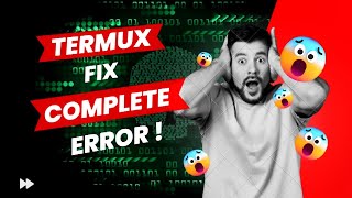 Fix complete Error 🤬 of Termux I How To Fix All Error in Termux 2023 I