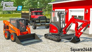 Expanding Storage Unit Parking Lot! | Landscaping | Farming Simulator 22