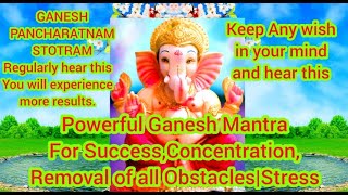 Ganpati Songs,Jai Ganesha jai Ganesha Jai Ganesha Pahimam.Relax your mind with this powerful stotram
