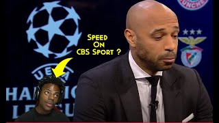 SPEED POSSIBLE ON CBS Sport 🔥😲😲| Thierry Henry Opens Up About Meeting