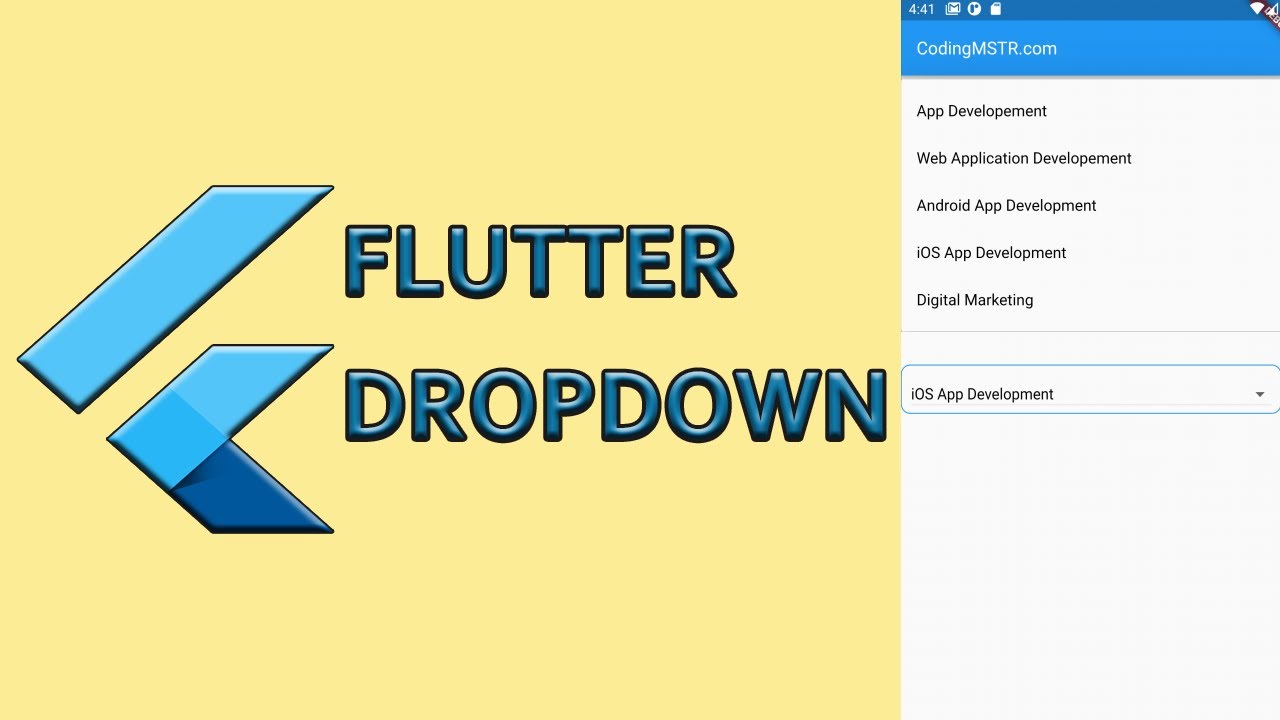 Flutter Dropdown Create Custom Dropdown In Flutter Theme Loader Free
