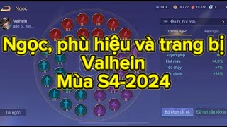 Bảng ngọc Valhein mới nhất 2024 (cập nhật ngày 18/10/2024)