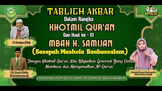 LIVE. USTADZAH MUMPUNI HANDAYAYEKTI II TABLIGH AKBAR DALAM RANGKA HOTMIL QUR'AN I MUSOLLA BABUSSALAM