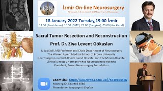 İON 199. Lecture, Gökaslan: Sacral tumor resection and reconstruction 18.01.22