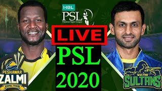 psl live match peshawar zalmi vs Multan sultan|Multan sultan vs Peshawar zalmi live match PSL 2020