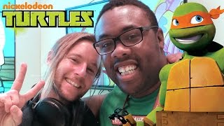 NINJA TURTLES Greg Cipes \u0026 Ciro Nieli Interview : Black Nerd