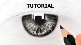 How to Draw Hyper Realistic Iris - YOU CAN LEARN THIS! EASY Tutorial 2019