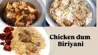 chicken dum biriyani spicy simple and tasty