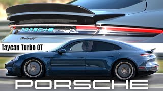New 2025 Porsche Taycan Turbo GT Amazing Performance