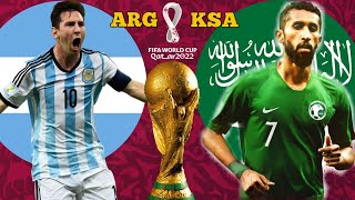 Argentina VS Saudi Arabia | Qatar Fifa World Cup 2022 | #football #fifa #qatarworldcup #messi #2022