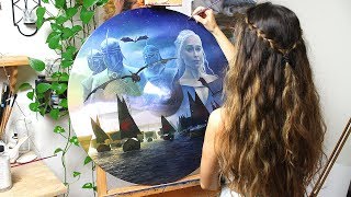 Oil Painting Time Lapse | HBO Commission for Game of Thrones