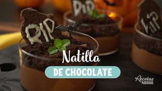 Natilla tumba de chocolate