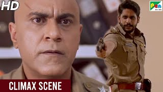 Naga Chaitanya Fight With Inspector - Climax Scene | Mujrim Na Kehna | Hindi Dubbed Movie