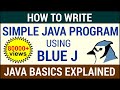 How To Write A Simple Java Program Using BlueJ
