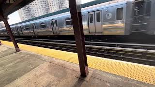 MTA: Concourse R68 Q Train 2518-2516 2578-2576 leaving West 8 Street-NY Aquarium