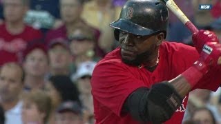 ARI@BOS: Papi lifts a two-run shot to deep center